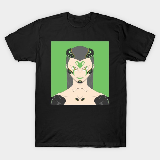 Mantis Green No Hex T-Shirt by danielsingzon